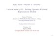 2012-2013 { Master 2 { Macro I Lecture notes #12 : Solving ...€¦ · 2012-2013 { Master 2 { Macro I Lecture notes #12 : Solving Dynamic Rational Expectations Models Franck Portier