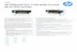 All-in- One-printer HP Of ficeJet Pro 7740 Wide Format(A4): Op til 34 sider/min. U dskrivning af første side Sor t (A4, klar): På kun 9 sek.; Far ve (A4, klar): På kun 10 sek.;