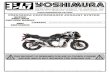 YOSHIMURA PERFORMANCE EXHAUST SYSTEM - RevZilla · YOSHIMURA PERFORMANCE EXHAUST SYSTEM 11262552 STAINLESS STEEL SLIP-ON SYSTEM WITH RS3C STAINLESS STEEL SLEEVE NOTE: IN THE STATE