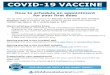 COVID-19 Team Member Vaccine Scheduling - First Dose · 2020/12/31  · COVID-19 Team Member Vaccine Scheduling - First Dose Created by Consumer and Digital Experience Updated on