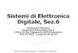 Sistemi di Elettronica Digitale, Sez - unibs.it 2020. 11. 26.¢  Sistemi di Elettronica Digitale, Sez.6