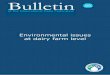 Environmental issues at dairy farm level 443-2010.pdf4 Bulletin of the International Dairy Federation 443/2010 Environmental issues at dairy farm level 2. The global environmental