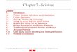 Chapter 7 - Pointers · 2019. 11. 25. · Chapter 7 - Pointers Outline 7.1 Introduction 7.2 Pointer Variable Definitions and Initialization 7.3 Pointer Operators 7.4 Calling Functions