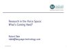 Research in the Voice Space: What’s Coming Next?rdale/talks/Voice... · Research in the Voice Space: What’s Coming Next? Robert Dale rdale@languagerdale@language- ---technology.comtechnology.com