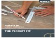 THE PERFECT FIT. i - wineo...2020/11/05  · 6 silentPLUS | Art. no. UPU1020 THE PLUS IN QUIETNESS FOR FULL-SURFACE BONDING OF ELASTIC FLOOR COVERINGS FOR GLUING self-adhesive below,