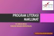 PROGRAM LITERASI MAKLUMAT - KPTM Ipoh...• Program Literasi Maklumat bertujuan untuk meningkatkan pengetahuan pengguna serta pendedahan mengenai kemahiran mengakses maklumat secara