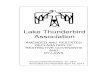 Lake Thunderbird Association · 2020. 11. 24. · LAKE THUNDERBIRD ASSOCIATION WHEREAS, the original Declaration of Restrictive Covenants for LAKE THUNDERBIRD ASSOCIATION (the “Association”)