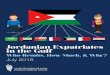 Jordan’s economic growth. JSF’s members are activjsf.org/sites/default/files/EN Jordanian Expatriates in... · 2018. 7. 4. · Jordanian Expatriates in the Gulf: Who Remits, How