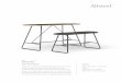 Picnic...Picnic Table, Bench & Stool Features Depth optimized for in-between spaces Lightweight for movability Table, bench, and stool options Designed in collaboration with Rainlight