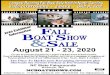 RFALL 20 front - Carolina Fall Boat Show & Sale · 2020. 6. 10. · Due By June 1st EXHIBITOR # Carolina Fall Boat Show & Sale _____ _____ _____ (50% minimum with returned application)