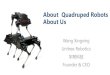 About Quadruped Robots About Us - WordPress.com...Legged robots, no matter how perfect the software, there will always be falls in various situations. Therefore, at the beginning of