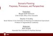 Scenario Planning: Purposes, Processes, and Perspectives...• Scenario Planning Reports are reviewed by Chancellor’s Cabinet and other campus stakeholders to inform decision- making
