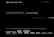 CD/DVD uređajdownload.sony-europe.com/pub/manuals/eu/DVP-SR300_600H... · 2016. 3. 16. · 5 "DVD" se može koristiti kao opći naziv za DVD, DVD+RW/ DVD+R/DVD+R DL (+VR način)