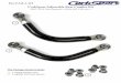 Thank you for purchasing the CorkSport Rear Adjustable ...CorkSport Mazdaspeed 3 and Mazda 3 underbody 4-bar brace set. An often overlooked performance enhancement, especially on vehicles