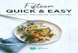 Fifteen - totalwellbeingdiet.com · Fast & Fresh Recipies. CHAPTER ONE Breakfast. Sweet spiced oats Prep time: 15 minutes | Serves: 4 | Food Units per serve: 2 units Bread & Cereals,