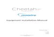 Equipment Installation Manual · 2015. 5. 29. · Cheetah Optic Sensor Installation 15 Cheetah Temperature Sensor Installation 22 Cheetah Sensor-Processor Unit Installation 24 Vacon