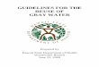 GUIDELINES FOR THE REUSE OF GRAY WATER 2016/03/14 ¢  Guidelines for the Reuse of Gray Water June 22,