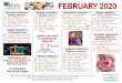 FEBRUARY 2020 - Pines of Sarasota...2020/02/01  · 2:30—Pav2DR—Piano w/Ron 5:00—Pav1DR—Classical Guitar THURSDAY FEBRUARY 13 Birthday: Gloria S 9:00—OUTING—CIRCUS SARASOTA