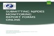 SUBMITTING NJPDES MONITORING REPORT FORMS ONLINE...longer be managing user access to the MRF service for Responsible Officials and General Users. To gain access to the MRF service