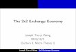 The 2x2 Exchange Economy - 國立臺灣大學homepage.ntu.edu.tw/~josephw/MicroTheory_19F_03-1_2x2... · 2019. 10. 2. · Alex and Bev both maximizing under these prices 10/2/2019