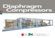 Diaphragm Compressors · 2020. 12. 10. · Examples include Ar, CH2,CO2, CO, He, H2, H2S, Kr, NO, O2, N2, NF3, PH3, SiH4 and Xe. Triple Metal Diaphragm benefits • Leak free compression