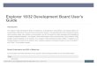 Explorer 16/32 Development Board User's Guide - Developer ...Explorer 16/32 Development Board User's Guide Introduction The Explorer 16/32 Development Board is intended as a development,