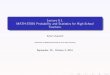 Lecture 6.1, MATH-57091 Probability and Statistics for High …zvavitch/57091_Lecture_6_1_2014.pdf · 2014. 10. 1. · Lecture 6.1, MATH-57091 Probability and Statistics for High-School