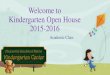 Welcome to Kindergarten Open House 2015-2016...Kindergarten Open House 2015-2016 Academic Class Phoenixville Area School District Kindergarten Center Academic Room 205 Mrs. Sturges