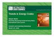 12 Trends in Energy Codes.ppt€¦ · Preliminary estimates from U.S. DOE suggest the 2009 IECC will be at least 18 percent and possibly even 22 percent more energy efficient than