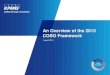 An Overview of the 2013 COSO Framework...COSO Components and Principles For effective internal control: Each of the five components and 17 principles must be present and functioning
