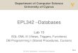 Lab 10 - SQL DML III & DB Programming Idzeina/courses/epl342/labs/lab10.week10.pdf · 10-1 EPL342: Databases – (University of Cyprus) EPL342 –Databases Lab 10 SQL-DML III (Views,