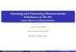 Assessing and Measuring Macroeconomic Imbalances in the EU · 1 Altomonte, C. (2010) ”Microfounding Europe 2020: Firm-level evidence in four European Economies”, XXII Villa Mondragone