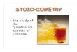 STOICHIOMETRY - TTU ... Mass–Mass Stoichiometry Prerequisite Skills for Stoichiometry Write chemical formulas. Ch. 6 Calculate molar masses from chemical formulas. Sect. 7.4 Use