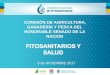 COMISIÓN DE AGRICULTURA, GANADERÍA Y PESCA DEL … · 2020. 6. 26. · GANADERÍA Y PESCA DEL HONORABLE SENADO DE LA NACIÓN . FITOSANITARIOS Y SALUD 14 Y 15 DE NOVIEMBRE DE 2017