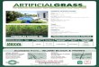 PREMIUM GRASS 40 PRICING AND ... - Island Block Pavers · ARTIFICIAL GRASS Type Price Per m 2 (Approx) Roll Sizes Kiln Dried Sand 25kg bags Fixing Pegs 150mm Self-Adhesive Joint Tape