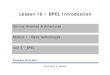 Lesson 10 – BPEL Introductionsesar.di.unimi.it/corsi/SOA/materiale/SOA10.pdf · 2018. 8. 2. · BPEL (1) • BPEL is an XML programming language. As a programming language it has