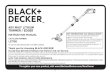 40V MAX* LITHIUM TRIMMER / EDGERpdf.lowes.com/operatingguides/885911355506_oper.pdf · 2019. 3. 2. · BLACK+DECKERrechargeable batteries. Any other uses may result in risk of fire,