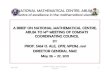 e National Mathematical Centre (NMC), Nigeriacomsats.org/wp-content/uploads/2018/05/14thCC_NMC_Nigeria.pdf · Mathematical Centre (NMC), Abuja, Nigeria for lecturers in Tertiary Institutions