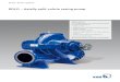 RDLO – Axially split volute casing pump...RDLO – Axially split volute casing pump Pumps Valves Systems Applications: For handling pure, raw and industrial water as well as seawater