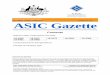 Commonwealth of Australia ASIC Gazettedownload.asic.gov.au/media/3855985/a24_16.pdf · SPARROWS OFFSHORE SERVICES LIMITED 091 041 379 TAMINCO BVBA 145 032 471 : ASIC GAZETTE Commonwealth