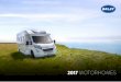 2017 MOTORHOMES - PRIMA Leisure · ‘Aero Style’ Fiamma F45S wind-out awning ... television with DVD player (12v or 240v) in front lounge Media Pack Plus ... come supplied with