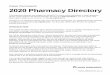 2020 Pharmacy Directory of California - Kaiser Permanenteinfo.kaiserpermanente.org/info_assets/directory/pdf/2020/... · 2020. 12. 1. · Kaiser Permanente 2020 Pharmacy Directory