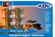 Diaphragm Valvesinko.com.sg/image/data/CATALOG/KDV/Kim weir diaphragm...• AS2129-2000 Table D/E (BS10 1962) • JIS B2220 Screwed Valve Thread Standards • ANSI B2.1 NPT • AS1722.1
