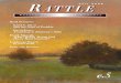 RRRattle Poetry Prize Guidelines 25 R RATTLEATTLE e.5e.5 Fall 2008 A BOUT T HIS E-ISSUE RATTLE e.5 3 EDITOR ’S NOTE Immediately you should notice that this fall’s e …