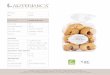 MAIZE BISCUITS - Artebianca Natura & Tradizione srl · 2018. 6. 6. · Product name MAIZE BISCUITS Article code 007 Net weight package 400 g Ean Code 8 000972 000079 Carton Ean Code