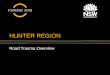 Road Trauma Overview - Hunter Region · 2017. 5. 24. · FATALITIES IN HUNTER REGION 68 48 . 43 . 59 . 72 . 0. 10. 20. 30. 40. 50. 60. 70. 80. 2012. 2013. 2014. 2015. 2016p. P= preliminary