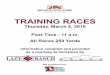 Thursday, March 8, 2018 Post Time - 11 a.m. All Races 250 ... › resources › RPSchoolingRaces030818.pdfTRAINING RACES Thursday, March 8, 2018 Post Time - 11 a.m. All Races 250 Yards