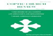 COPTIC CHURCH REVIEW - St. Antonious & St. Mina Coptic ... · • A History of the Coptic Orthodox Church • Introduction to NT Christology • The Jews in the Times of Jesus •