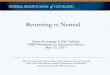 Returning to Normal - Federal Reserve Bank of Atlanta...Owen Humpage & Ellis Tallman FRBA Workshop on Economic History May 15, 2017 Returning to Normal The views expressed herein are