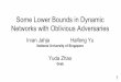 Irvan Jahja Haifeng Yu Some Lower Bounds in Dynamic Networks with Oblivious Adversariesyuhf/oblivious-disc17... · 2017. 10. 30. · Irvan Jahja Haifeng Yu National University of